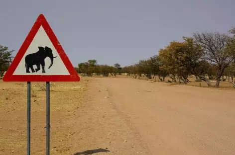 Sur la piste vers Etosha - Namibie