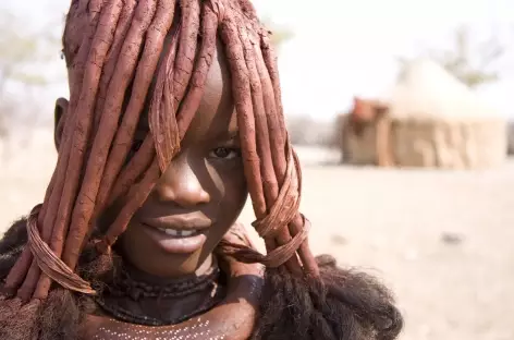 Jeune fille himba, Kaokoland - Namibie