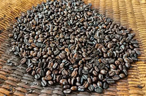 Après la torrefaction du café - Ouganda