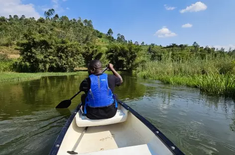 Canoé sur la rivière Mukungwa - Rwanda