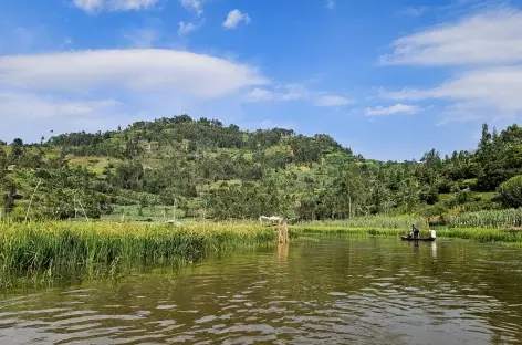 Canoé sur la rivière Mukungwa - Rwanda