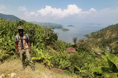 Randonnée sur le Congo Nile Trail, Lac Kivu - Rwanda