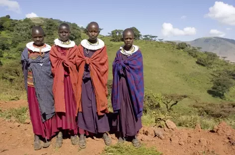 Jeunes filles masai - Tanzanie
