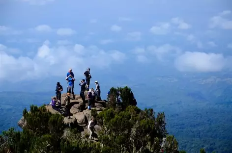 Etape entre Machame Camp et le plateau de Shira, Kilimanjaro - Tanzanie