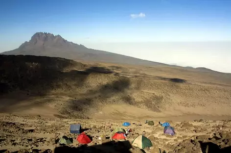 Camp de Barafu (4600 m), Kilimanjaro - Tanzanie