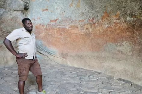 Grotte de Nswatugi, Parc national de Matobo - Zimbabwe