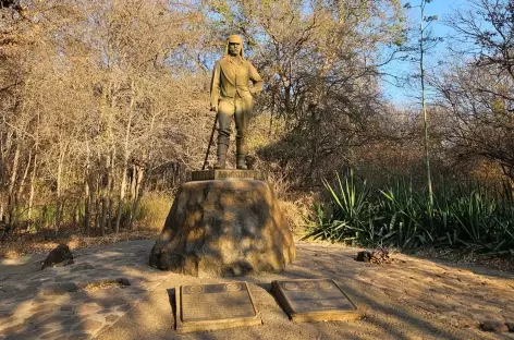 Statue de Livingstone, Victoria Falls - Zimbabwe