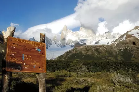 Balade vers la laguna de los Tres - Argentine