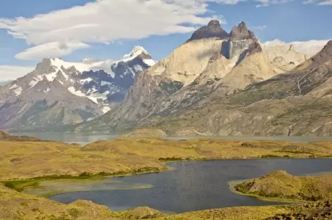 Panorama sur le massif du Paine - Chili