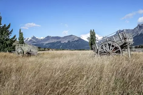 Vaste espace à l'estancia Nibepo Aike - Argentine