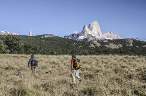 Parc national des Glaciers, en montant au Pliegue Tumbado - Argentine