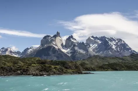 Parc national Torres del Paine, traversée en bateau du lac Pehoe - Chili