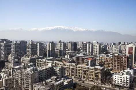 Santiago et la cordillère des Andes - Chili