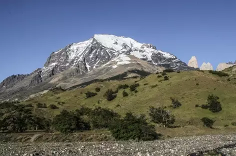 Parc national Torres del Paine, vue sur le Paine Grande - Chili