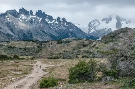 Marche vers  le Fundo San Lorenzo - Chili