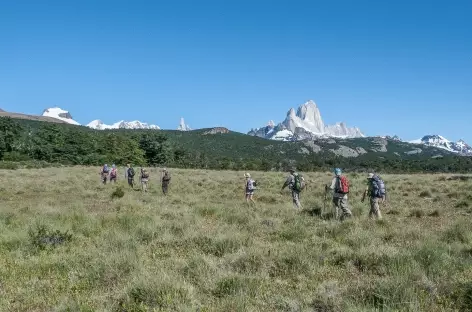 Parc national des Glaciers, marche vers le Pliegue Tumbado - Argentine