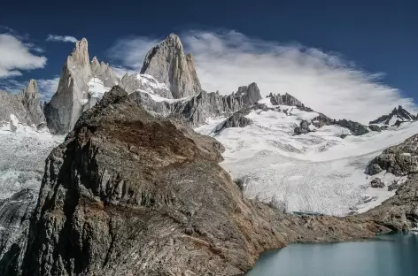 Parc national des Glaciers,  Fitz Roy depuis la laguna de los Tres - Argentine - 