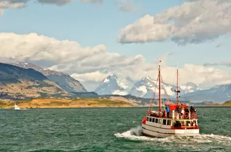 Départ en bateau de Puerto Natales - Chili