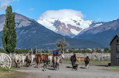 Les installations de l'estancia Nibepo Aike - Chili - 