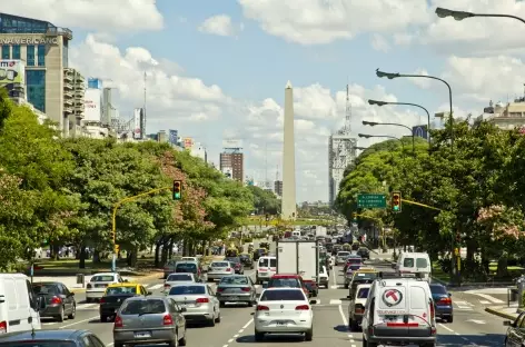 Buenos Aires, l'avenue de Mai - Argentine
