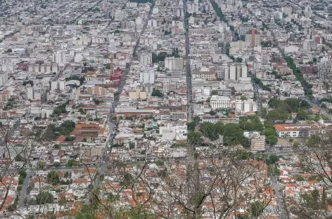 Salta depuis le cerro San Bernando - Argentine