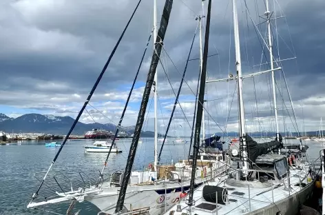 Bateau Marama à quai à Ushuaia
