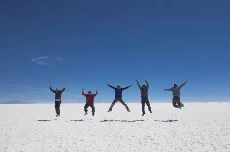 Sur le salar d'uyuni - Bolivie - 