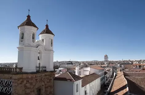 Vue sur les toits de la ville coloniale de Sucre - Bolivie - 