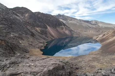Cordillère Royale, entre les lagunes Cacha et Chojna Quta  - Bolivie