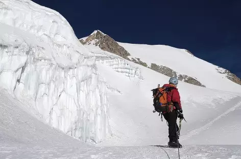 Au cours de l'ascension du Huayna Potosi - Bolivie