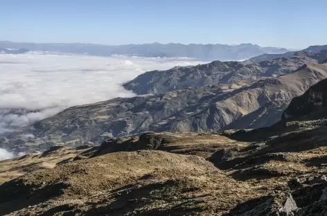 Cordillère Royale, sur les hauteurs de Sorata - Bolivie