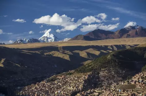 La Paz et le Huayna Potosi