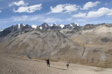 Cordillère Royale, en chemin - Bolivie