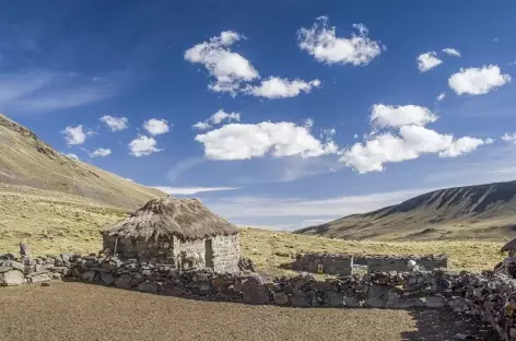 Cordillère Royale, ferme d'alpage - Bolivie