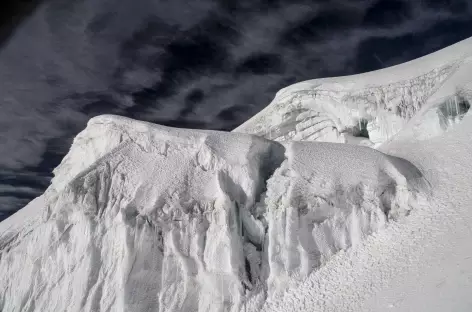 Cordillère Royale, glacier du Huayna Potosi - Bolivie