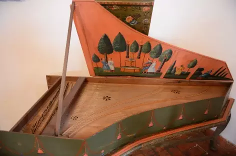 Clavecin local du XVIIe au musée de Sucre - Bolivie