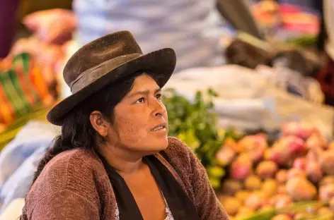 Sur le marché de Tarabuco - Bolivie - 