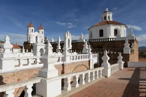 Depuis les toits du monastère San Filipe Neri à Sucre - Bolivie - 