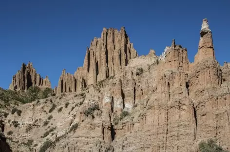 La Paz, cheminées de fée au pied de la Molaire du Diable - Bolivie