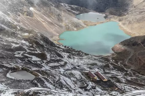 Le village de Pacuna en contrebas du col Humajalanta - Bolivie