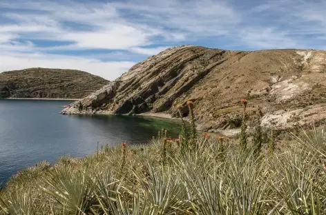 La baie de Challapampa sur l'île du Soleil - Bolivie