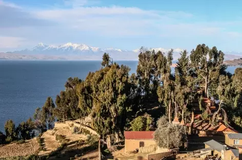 Le village de Yumani sur l'île du Soleil - Bolivie - 