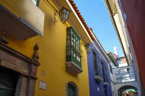 La Paz, la rue Jaen - Bolivie