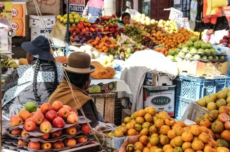 Sur les marchés de La Paz - Bolivie