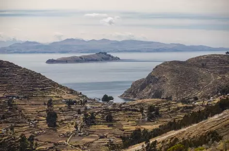 Paysage sur l'île du Soleil - Bolivie