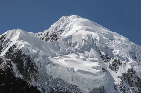 Plein cadre sur  l'Illampu - Bolivie