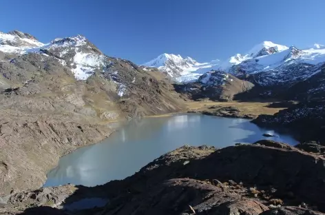 Vue depuis le mirador du Chaupi Orco - Bolivie