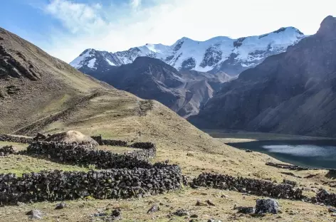 Arrivée à la lagune Chuchuja - Bolivie