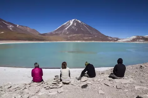 Pause devant la laguna Verde - Bolivie