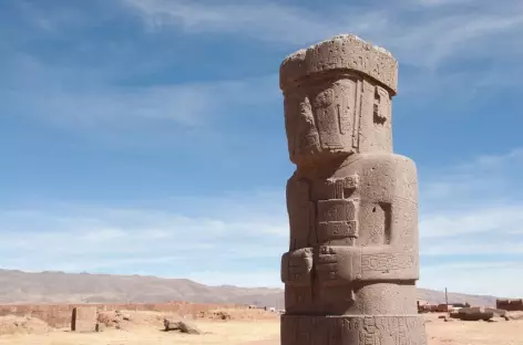 Monolithe de Tiwanaku - Bolivie